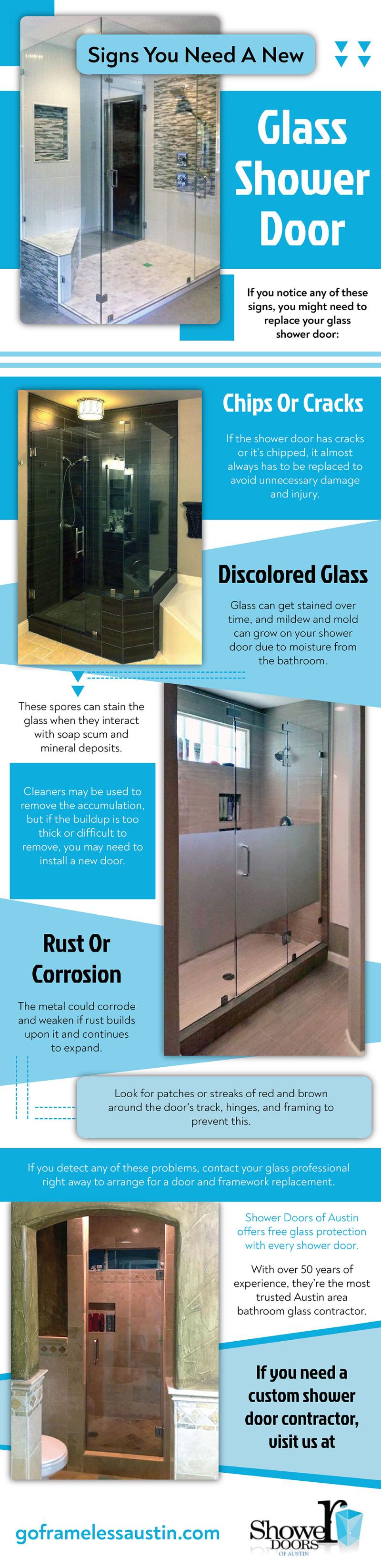 Signs you need a new glass shower door