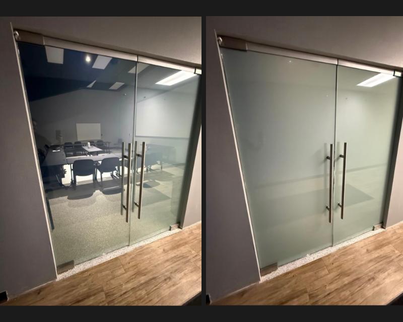 Innovative Switch Glass Office Partition in Schertz, TX